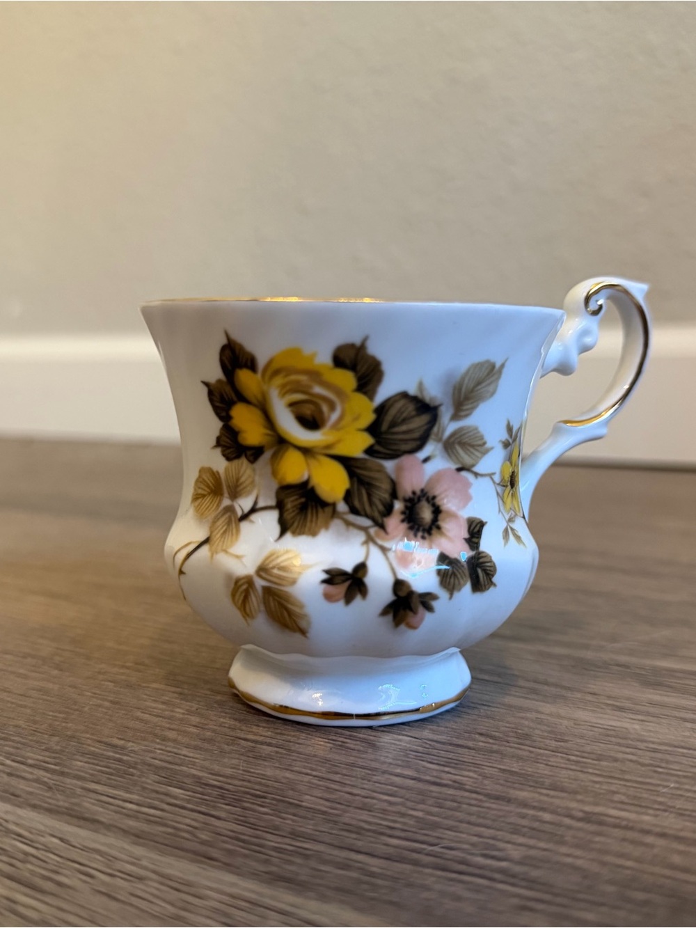 Floral Bone China Teacup